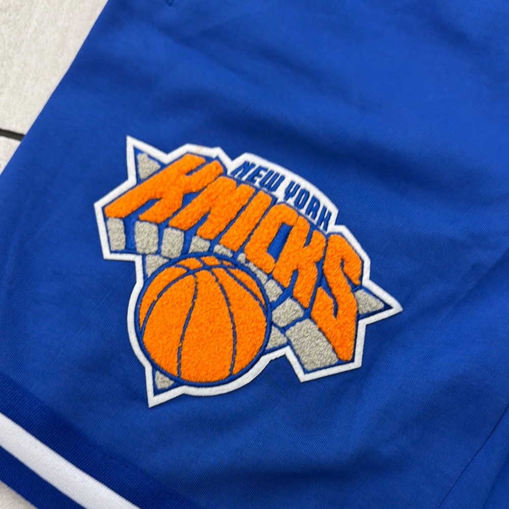 Pro Standard Authentic Blue New York Knicks Men's Shorts - Picture 2 of 9